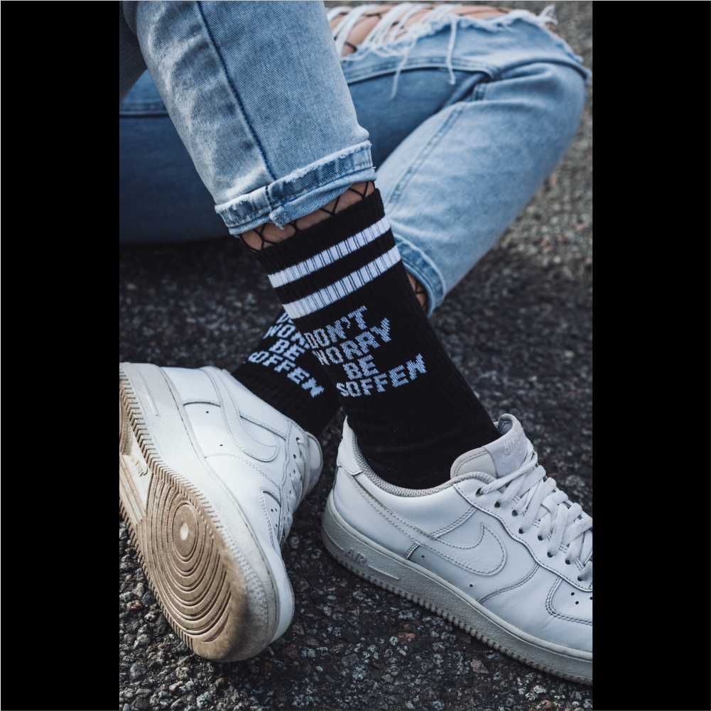 DON`T WORRY BE SOFFEN Socken - verschiedene Farben