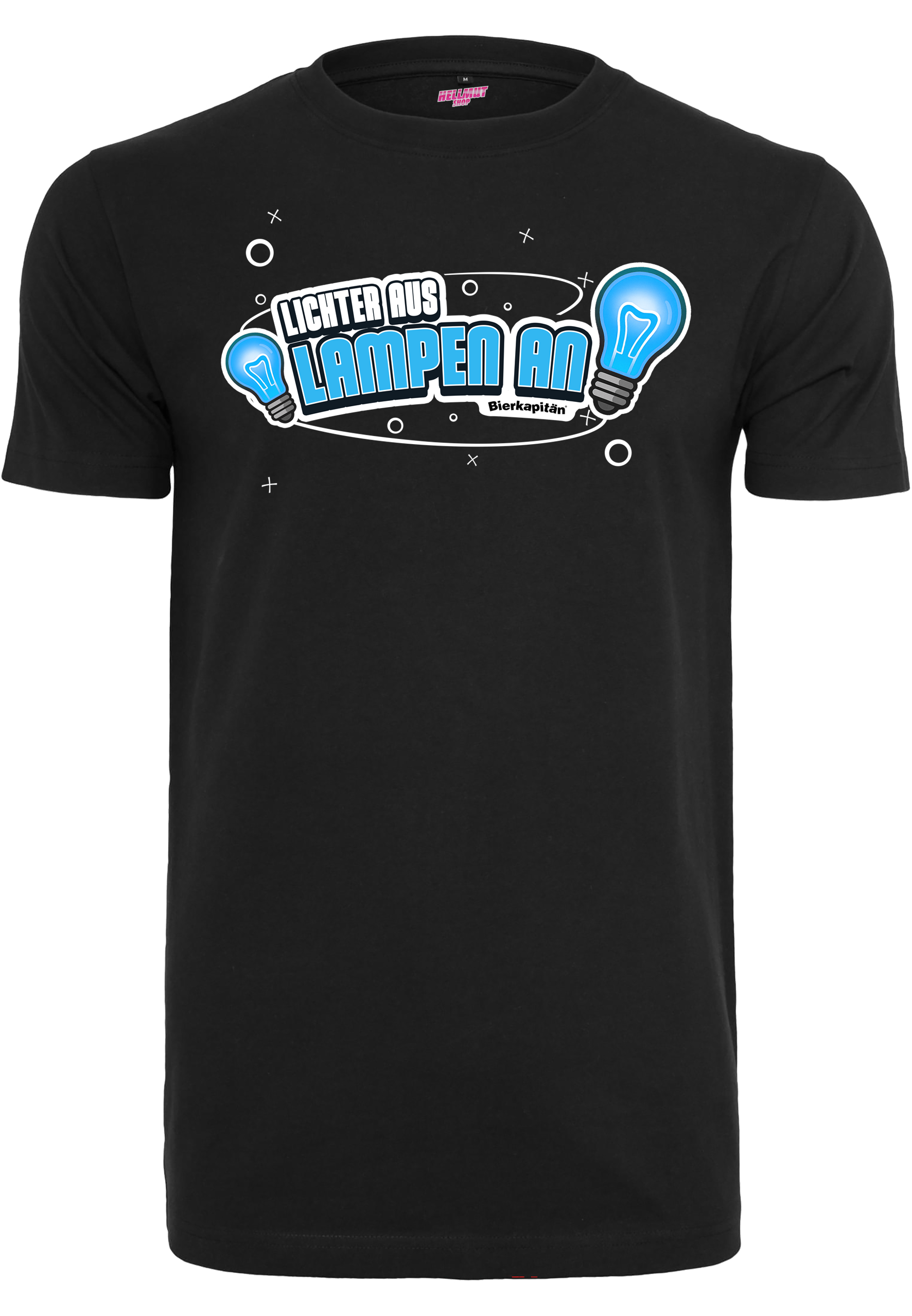 Bierkapitän - Lichter aus, Lampen an - T-Shirt [black]